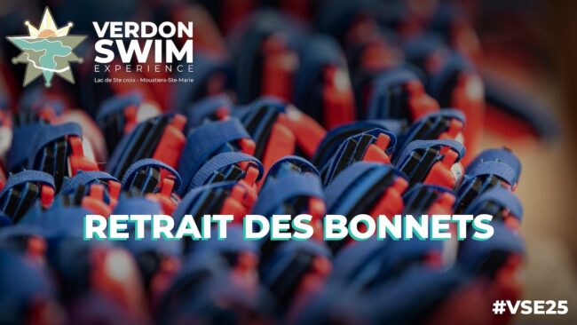 retrait des bonnets Verdon Swim Experience